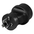 hama Reisestecker "China / Australien", schwarz ermöglicht den Anschluss von Elektrogeräten in folgenden - 1 Stück (108882)