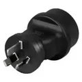 hama Reisestecker ''China / Australien'', schwarz ermöglicht den Anschluss von Elektrogeräten in folgenden