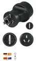 Hama Reise-Stecker Reise-Adapter DE Schuko-Steckdose auf China Australien TYP I