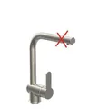 SCHÜTTE LONDON Küchenarmatur mit ausziehbarer Geschirrbrause, 360 Grad, 29,8 cm