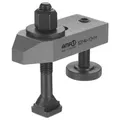 Spanneisen abgeschrägt mit verstellbarer Stützschraube 70284 a 14 mm h 10 - 38 mm b1 x l 14 x 100 Nutenschrauben M 12 x