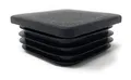 Design61 10x Vierkant Rohrstopfen Lamellenstopfen 40x40 mm mit Lamellen für Innenmaß 34-38 mm