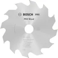 Bosch 1x PRO Wood Kreissägeblatt für Akku-Handkreissägen (für Weichholz, Hartholz, Ø mm, Professional Zubehör Handkreissäge)