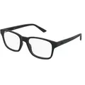 Puma PU0434O Herren-Brille inkl. Gläser Vollrand Eckig Kunststoff-Gestell 53mm/19mm/145mm, schwarz