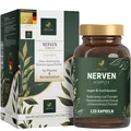 VITACTIV Nerven Komplex - Johanniskraut Baldrian Passionsblume Kapseln Hochdo...