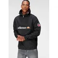 Windbreaker ELLESSE "MONT 2 JACKET", Herren, Gr. M, schwarz, Obermaterial: 100% Polyester, sportlich, Basic schmal hüftlang, Langarm Bündchen, Jacken