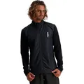 Mons Royale M Redwood Enduro Wind Jersey Schwarz - Merino Sportive funktionelle Herren Merino Mountainbike Jacke, Größe