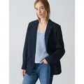 OPUS Jackenblazer Blazer JARI Regular aus Twill-Ware blau 36