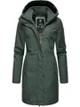 Ragwear Damen warmer Winter Parka Jannisa Intl Pine Green23 Gr. XS