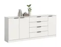 xonox.home Sideboard Kommode Kopenhagen 3, mit 4 Schubkästen, weiß, Sideboard