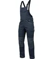 WÜRTH MODYF Arbeitslatzhose Stretch X - professionelle Arbeitshose für Herren - Latzhose mit Reißverschluss - in der Größe 60 in Blau