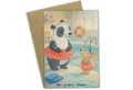 Mr. & Mrs. Panda Grußkarte Otter Schwimmen Design, babykarte, Weiß, einladungskarten, Beileidska