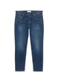 Marc OߴPolo Damen Jeanshose mit Stretch-Anteil Boyfriend Fit, Blau (Commercial Dark Blue Wash), W27/L32