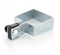 Endschelle quadratisch SET 60x60mm für FI3mm Draht - Verzinkt - Endklammer
