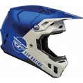 Fly Racing Formula CC Centrum Motocross Helm, grau-blau, Größe XL für Männer