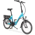 aktivelo Alu-Elektro-Faltrad »Komfort«, 20 Zoll Komfort Blau - Blau