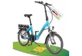aktivelo Faltrad E-Bike Klapprad, 20 Zoll bis 25 km/h, Fahrrad für Damen und Herren, 7 Gang, Nabenschaltung, bis zu 80 Kilometer, Klapprad mit Felgenbremse & Rollenbremse
