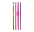 Prym Häkelnadeln - Häkelnadel-Set ALU COLOUR (Stärken 2,5-5,0 mm), 5 St.