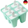 AVANA Eisformen aus Silikon 6 Stück Eis am Stiel Formen Wiederverwendbar