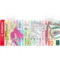Textmarker STABILO swing cool 18er Tischset mit 18 Farben Highlighter Set Büro