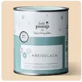 MissPompadour Kreidefarbe Apricot & Heiter - Holzfarbe, Holzlack matt innen 750ml, hochdeckende Möbelfarbe ohne Schleifen - für Holz, Metall, Kunststoff orange