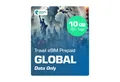 Simmetry Travel eSIM Global Prepaidkarte, (Globale eSIM, keine Roaming-Gebühren)