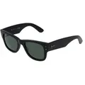 Ray-Ban RB 0840S Unisex-Sonnenbrille Vollrand Quadratisch Kunststoff-Gestell, schwarz