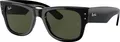 RAY-BAN Mega Wayfarer Sonnenbrille schwarz 51