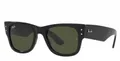 RAY BAN 0840S Mega Wayfarer 901/31 Kunststoff Unisex schwarz Sonnenbrille Neu