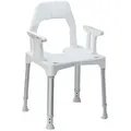 DIETZ® REHA-PRODUKTE Dusch-Toilettenrollstuhl Dietz Tayo Duschstuhl mit Rückenlehne und Armlehne