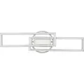 Reality Leuchten LED Deckenleuchte Twister nickel - Silber
