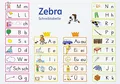 Zebra 1: Schreibtabelle in Druckschrift (VE 10) Klasse 1: Anlauttabelle (10 Ex.) (Zebra. Ausgabe ab 2007)