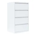 Steelboxx Hängeregisterschrank Lüllmann® Hängeregistraturschrank, 4 Schubladen zweibahnig, 1320 x (1-St) Komplett verschweißt und montiert - keine Montage erforderlich