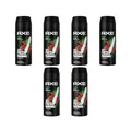 AXE Bodyspray Africa 6x 150ml Deospray Deodorant Männerdeo Deo für Herren Männer Men Body Spray ohne Aluminium (6 Produkte)