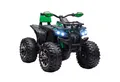 HOMCOM Elektro-Kinderquad Elektro-Quad, Kinder Elektro, mit MP3, USB, Kinderfahrzeug, Belastbarkeit 30 kg, (1-tlg), für Kinder 3-5 Jahre, Grün