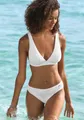 Buffalo Triangel-Bikini-Top Bubble, mit floraler Struktur, creme