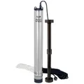 T.I.P. - Technische Industrie Produkte 30084 BigWell 90/53 AUT Tiefbrunnenpumpe mit Schutzkontaktstecker 5400 l/h 53 m