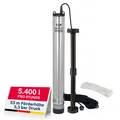 T.I.P. Tiefbrunnenpumpe Edelstahl 5.400l/h sandresistent Brunnen ab Ø10cm int...