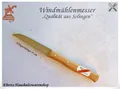 Windmühlenmesser gerade Wellenschliff Robert Herder Rostfrei !!