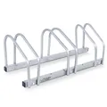 CCLIFE Fahrradständer Boden für 3 Fahrräder mit Reifenbreiten bis 65 mm Eisen Fahrradhalter 71 x 32 x 26 cm