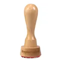 Personalisierter Holzstempel, rund, mit eigenem Text oder Logo, Ø 40mm