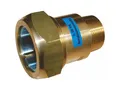 GEBO Gewindefitting Messing-Klemmverbinder Typ MAS, mit AG für Stahlrohr, AG 3/4 Zoll x Ø 26,9 mm