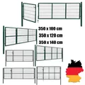 *Masche Gartentor Pfosten Tor Garten Pforte Zauntor Zauntür Stahl Grün/Anthrazit