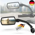 WITTKOP Fahrradspiegel | Großes HD Sichtfeld | 360° Dreh- & Einklappbar | M