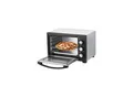 Steinborg Minibackofen Pizzaofen 25L mit Umluft 1600W silber