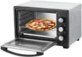 Minibackofen 25 Liter Pizza-Ofen 3in1 Miniofen Kleiner Backofen 1600 Watt