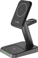 SiGN 3-in-1 15W Kabellose MagSafe Ladestation für iPhone, Apple Watch, AirPods - Schwarz