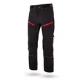 WÜRTH MODYF Bundhose Performance - professionelle Arbeitshose für Herren - Bundhose mit Reflektoren - in der Größe 52 in Schwarz Rot