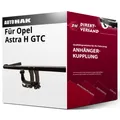 Für Opel Astra H GTC (Auto Hak) Anhängerkupplung horizontal abnehmbar neu