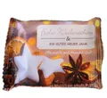 1 Stück Elina med  Pflegende Weihnachten Seife mit Mandelduft 25g feste Seife